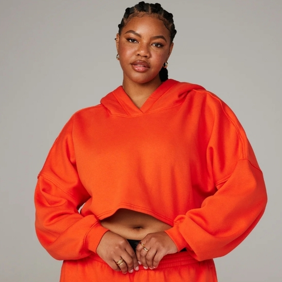 Savage X Fenty Essential Cropped Hoodie NWOT - Picture 4 of 4